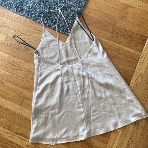 Forever 21 Ivory Gold Mini Dress Size Small - Picture 5 of 10